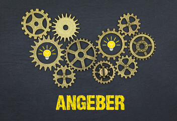 Angeber	

