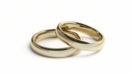 Explore the beauty of golden wedding rings in this footage. Ideal for romantic projects, weddings, and engagements. Capture the essence of love and commitment. Generative AI