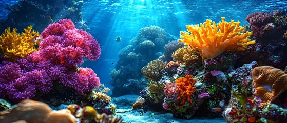 Rugzak Koraalrif Coral reefs bursting with color  © Faustudio