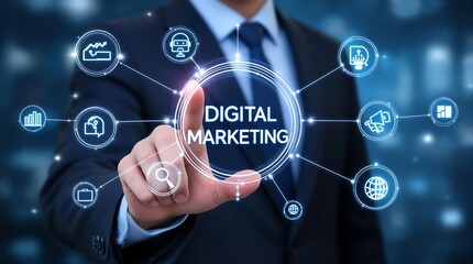 Digital marketing strategy business growth online advertising seo social media content plan