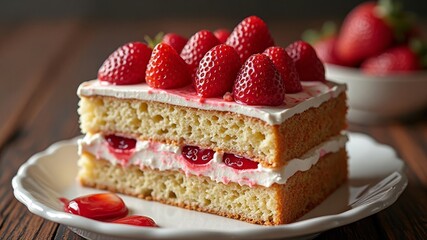 Erdbeerkuchen