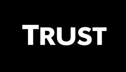 Obraz premium Simple white text 