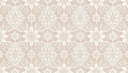 Fototapeta premium Elegant seamless lace pattern for wedding invitations, fabric design, and more.