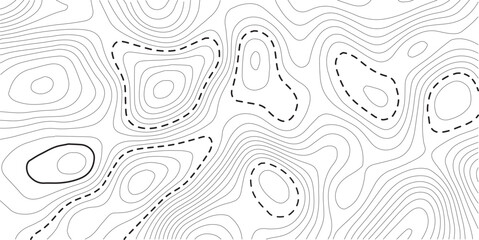 Topographic contour map. Vector cartography illustration. Topography and geography map grid abstract backdrop.