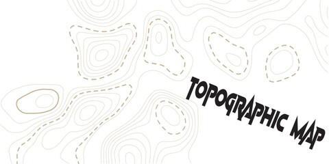 Topographic map lines background. Abstract vector illustration.
