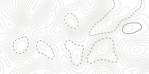 Topographic contour map. Vector cartography illustration. Topography and geography map grid abstract backdrop.