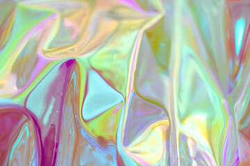 Fototapeta premium Colorful iridescent abstract background with luminous and shimmering textures
