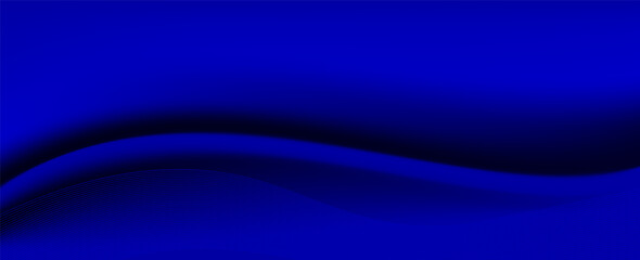 3D blue abstract background overlapping layers on bright space with flowing wave effect decoration. vector illustration