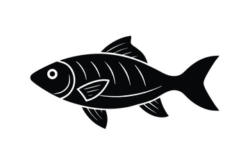 fish swim icon vector icon illustration
