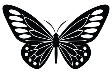 butterfly wings icon vector icon illustration