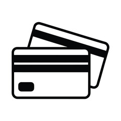 Stacked Credit Card Icons – Minimal Vector for Payment, Digital Wallet, Finance UI