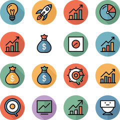 business and finance icons