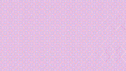 Detailed abstract pattern with repeating geometric shapes in pink purple and white colors