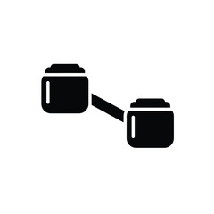 Linked containers icon graphic