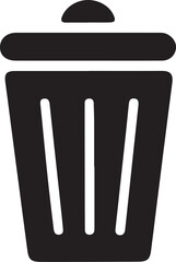 Recycle bin icon vector. Trash bin icon on transparent background for apps and websites. Delete icon. Trash bin vector icon.
