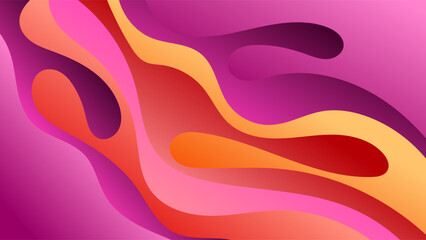 ABSTRACT  BACKGROUND ELEGANT GRADIENT PINK ORANGE PURPLE SMOOTH COLOR DESIGN VECTOR TEMPLATE GOOD FOR MODERN WEBSITE, WALLPAPER, COVER DESIGN 
