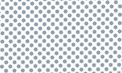 Blue Blossom Repeat Elegant Floral Pattern Background. 