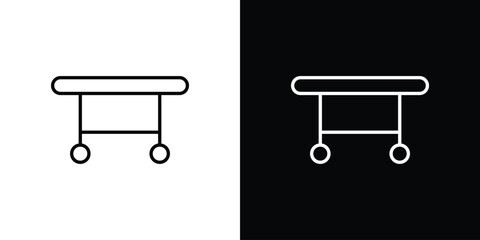 Stretcher icon vector illustration - high quality black style vector icons