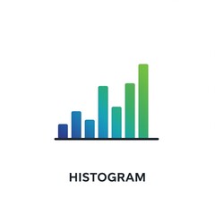 Colorful Bar Chart Icon Showing Data Growth