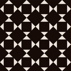 Vintage Art Deco Seamless Pattern. Geometric decorative with abstract elements. Retro background. Black and beige background