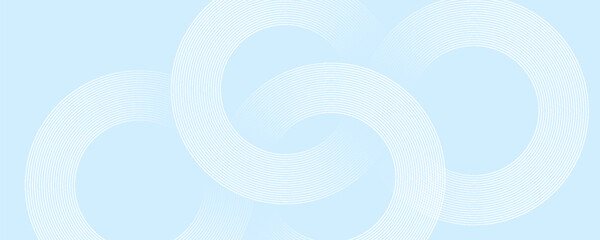 Modern abstract background. Glossy white gradient circle lines. Minimal geometric pattern. Simple graphic elements. Futuristic concept. Suitable for cover, poster, banner, brochure, eps10.