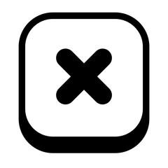 Delete, cancel, x icon