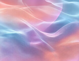 Obraz premium Soft, pastel-hued fabric folds