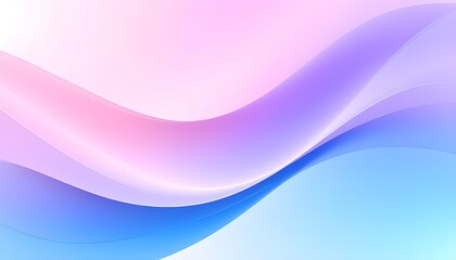 Obraz premium Gradient pastel waves
