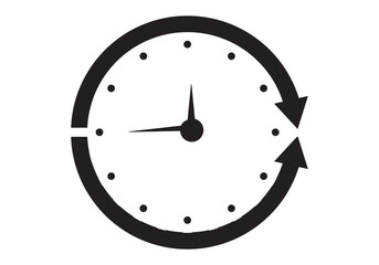 Clock icon set. Time icon vector. watch icon symbol