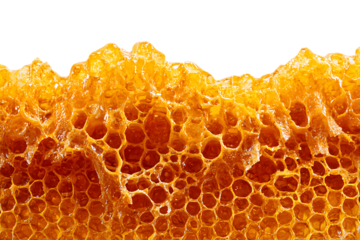 Golden honeycomb, rich texture
