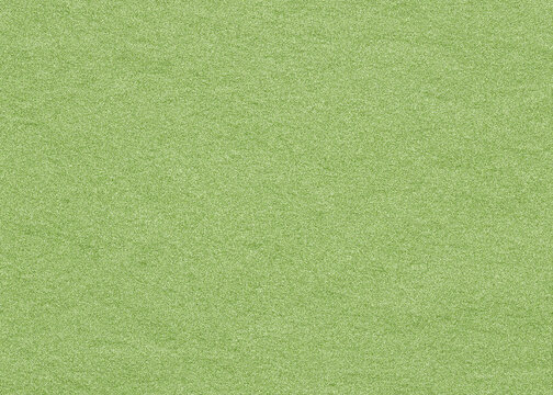 Green fabric texture with a soft carpet-like surface and seamless textile pattern