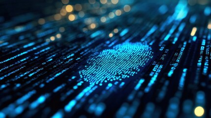 Digital Fingerprint on a Matrix