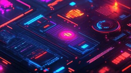 Obraz premium innovation expanding AI interface