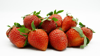 strawberry isolated on the white background
