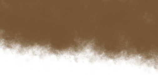 Dust Cloud, Brown Smoke Overlay PNG, a simple fog footer or rustic graphic element 