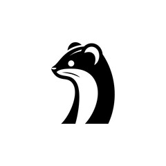 Weasel Emblem Logo for Branding