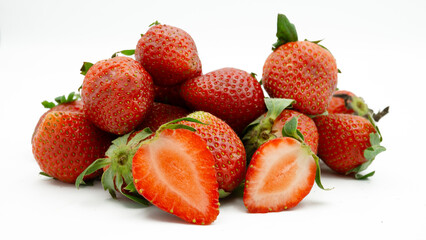 strawberry isolated on the white background
