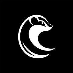 Minimal Weasel Identity Logo Concept