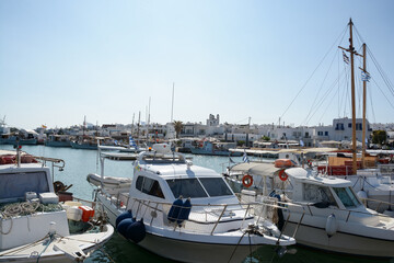Fototapeta premium Port de Naoussa à l'île de Paros - Les cyclades - Grèce