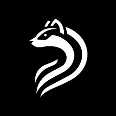 Naklejka premium Branding Identity Featuring Weasel Animal