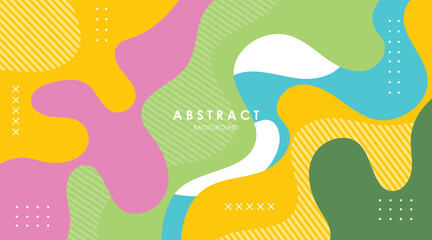 abstract background gradient fluid shapes colorful vector design