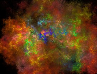 Imaginatory fractal abstract background Image