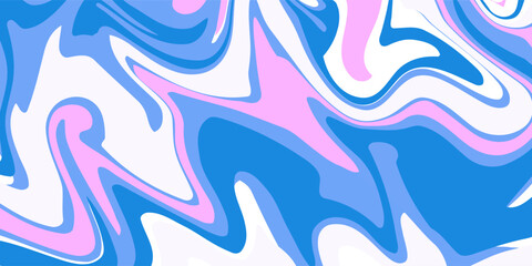 Abstract blue gradient background with shining lines waves. Minimalist background for banner, poster, cover, brochure, flyer, website