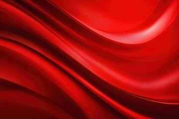 Obraz premium Red Abstract Wave Background