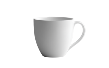 White Coffee Mug Mockup on white background,png