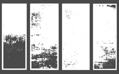 Overlay textures set stamp with grunge effect. Old damage Overlay textures set stamp with grunge effect. Old damage Grunge texture, transparent background and surface.