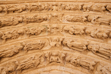 Santa Maria la Blanca Church in Villalcazar de Sirga, Spain.