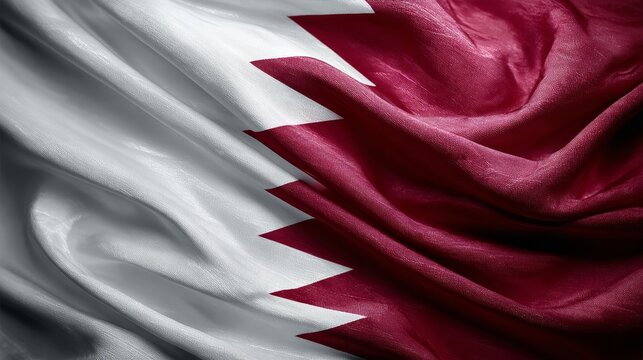 The distinctive design and symbolism of the qatari flag  a national emblem of pride