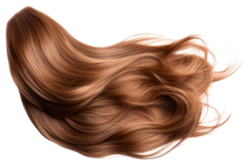 Brown hair white background hairstyle.