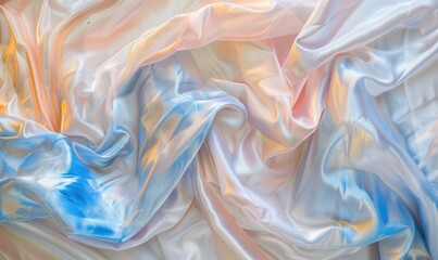 Obraz premium Dyed fabric texture background with pastel colors and smooth woven pattern